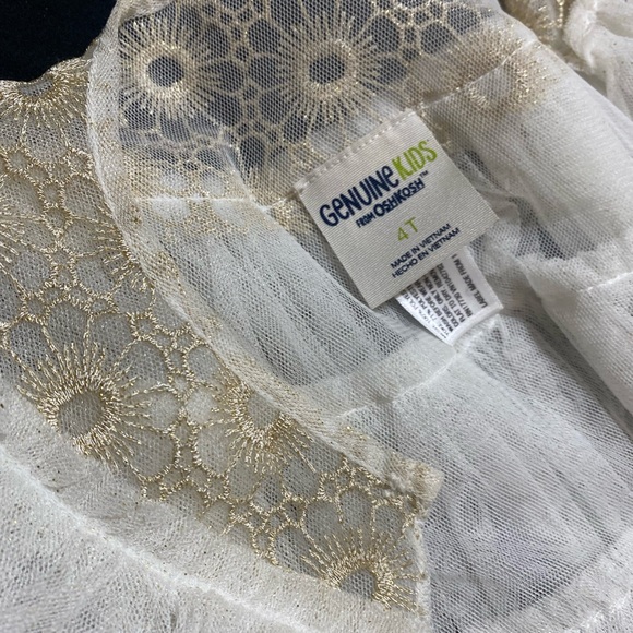GENUINE KIDS /OSHKOSH
TULLE RUFFLED CAPLET JACKET

Sz:4T - Picture 4 of 5